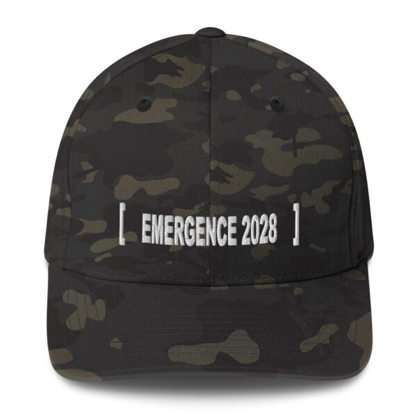 Emergence 2028 Cyberpunk flexfit unisex high quality ballcap - Image 2